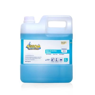 ossom s3 glass and surface cleaner (5ltrs pack)