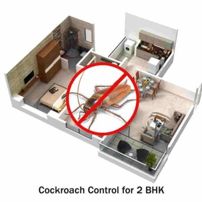 Cockroach Control for 2 BHK