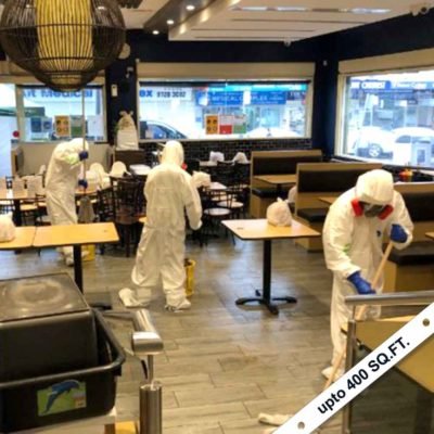 Restaurant Deep Cleaning Services near me - 400 sq. ft.