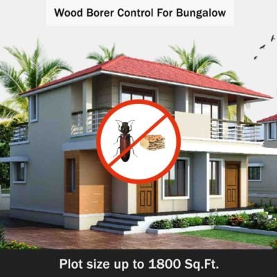 Pest Control Service for Wood Borer Control in Bungalows | Plot size up to 1800 sq. ft.