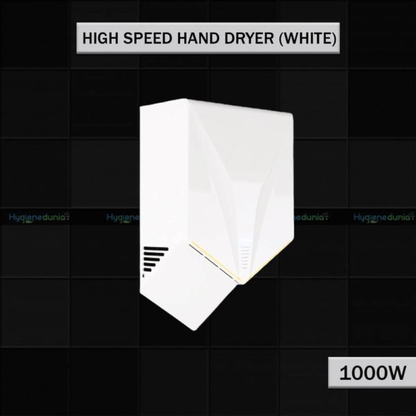 Ossom V Shape High Speed Hand Dryer | 1000 watt, Quick Hand Drying, White