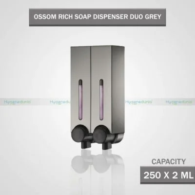 RICH Soap Dispenser 250 Duo Grey Twin Dispenser OSSOM®