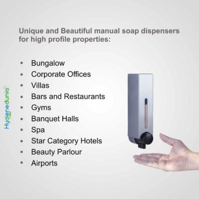 RICH Soap Dispenser 250 Grey Luxury Quality Ossom