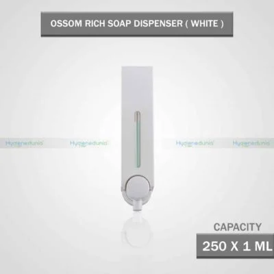 Soap Dispenser 250 White - Compact Gel Dispenser
