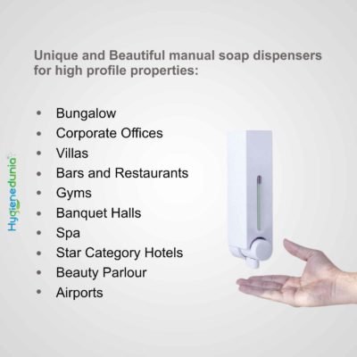 Slim Design RICH Soap Dispenser 250 White