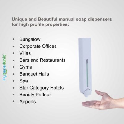 RICH Soap Dispenser 500ml White Luxury Quality