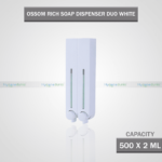 Rich Soap Dispenser 500 Duo White OSSOM®