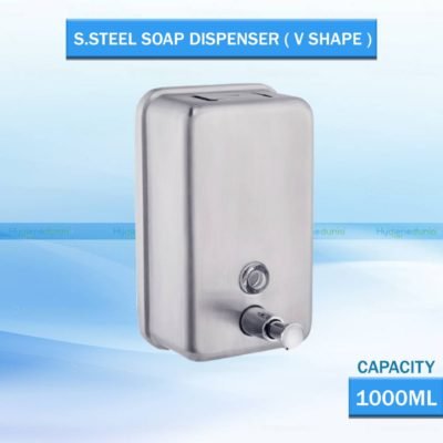 Ossom SS Soap Dispenser for Bathroom 1000ml
