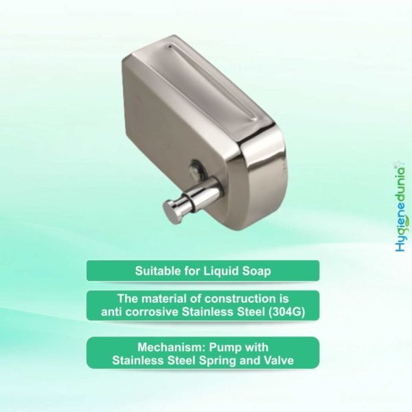 1000-SS Soap Dispenser V-Shape use for Soap and Gel Hand Sanitizer OSSOM®