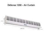 air curtain horizontal air in centrifugal type défense1200
