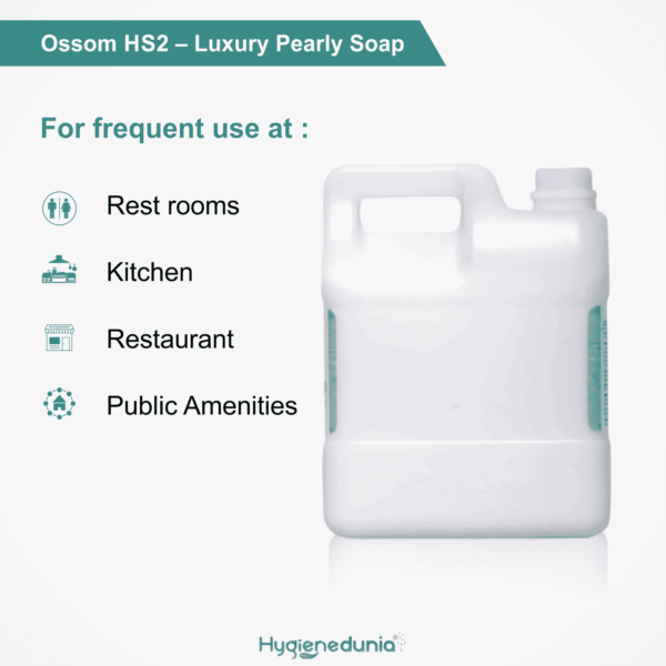 Ossom HS2 leather hand wash 5Ltrs Pack