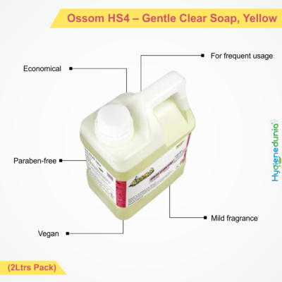 Ossom HS4 Best hand cleaner for mechanics Yellow 2Ltrs Pack