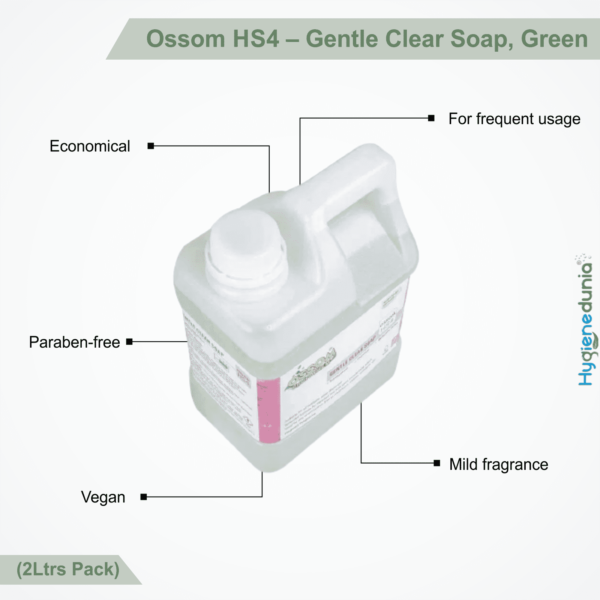 Ossom HS4 Green Gel soap 2Ltrs Pack