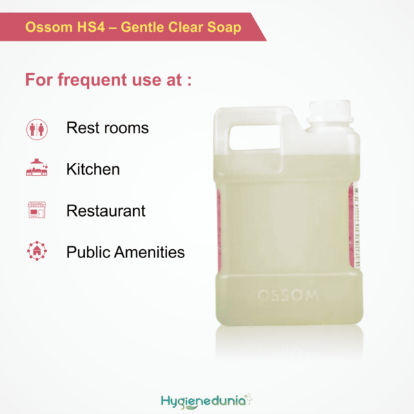 Ossom HS4 Hand cleaner for mechanic Yellow 2Ltrs Pack