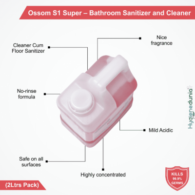 Ossom S1 Super Bathroom disinfectant 2Ltrs Pack