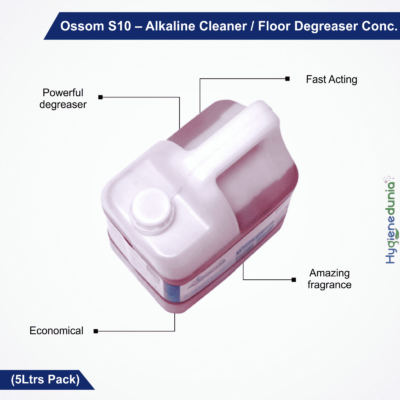 Ossom S10 Floor degreaser for commercial kitchen 5Ltrs Pack