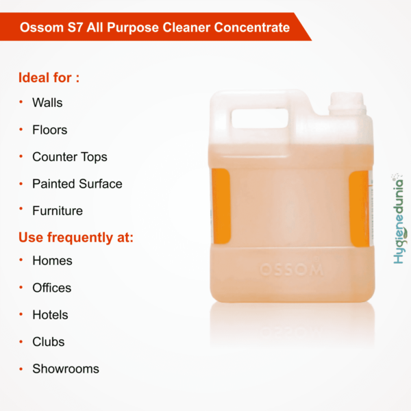 Ossom S7 Tile cleaner chemical 5Ltrs Pack