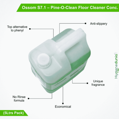 Ossom S7.1 floor cleaner liquid for hard floors 5Ltrs Pack