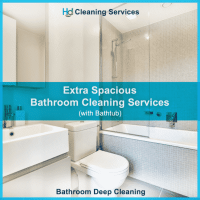 Bathroom Cleaning Services deep cleaning services at Hygienedunia Extra Spacious (with Bathtub)