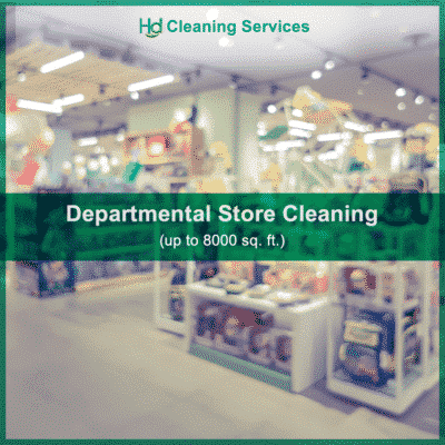 Departmental shop cleaning service near me upto 8000 sf at Hygienedunia