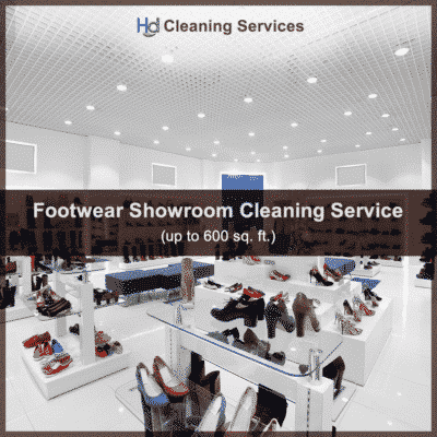Footwear store cleaning service near me 600 sq. ft at Hygienedunia
