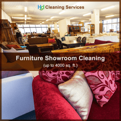 Furniture Store Cleaning Service near me up to 4000 sq. ft at Hygienedunia