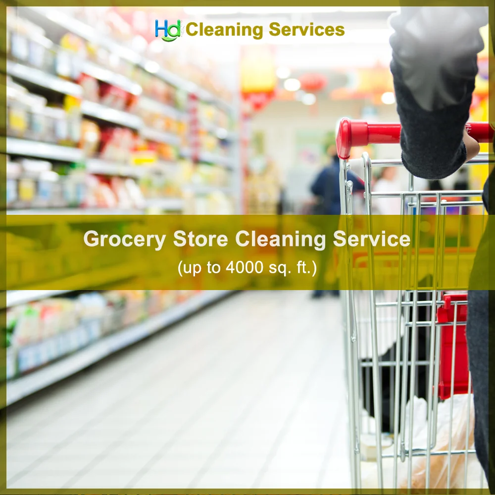 Book Grocery Shop Deep Cleaning services up to 4000 sq. ft.