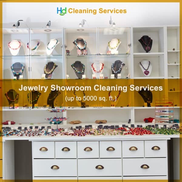 Jewelry showroom cleaning service near me up to 5000 sq. ft. at Hygienedunia